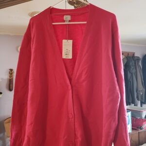 a new day Women's Vivid Pink Cardigan